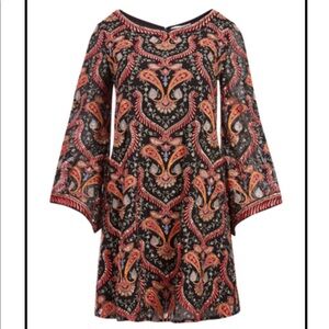 alice and olivia ELEONORA EMBELLISHED MINI DRESS